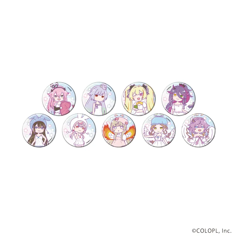 缶バッジ「白猫プロジェクト」19/ゆめカワイイver. ブラインド(全9種)(グラフアートイラスト)