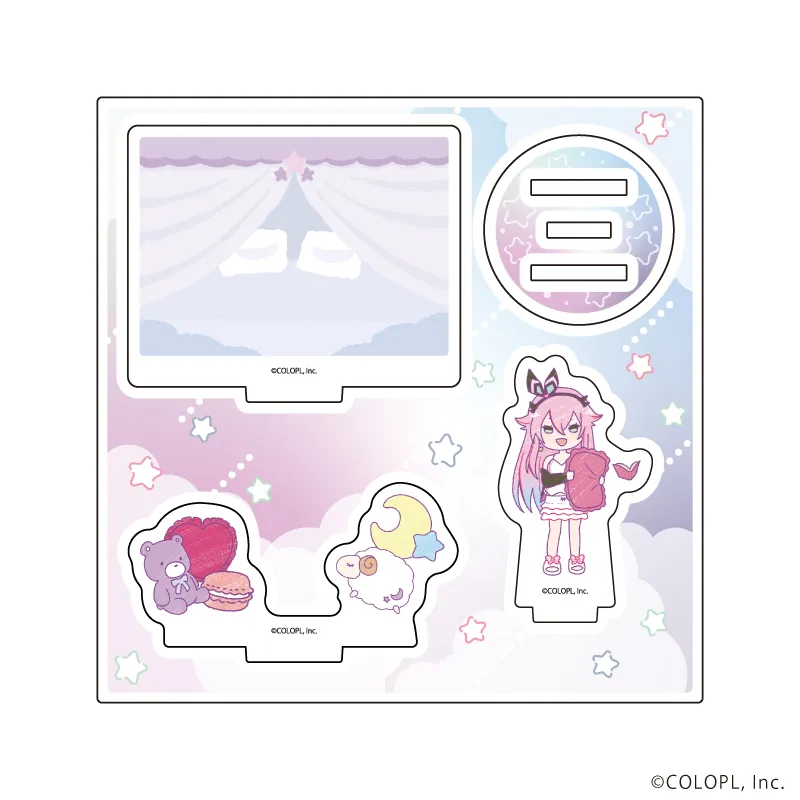 アクリルスタンドプレート「白猫プロジェクト」01/ミトラ ゆめカワイイver.(グラフアートイラスト)