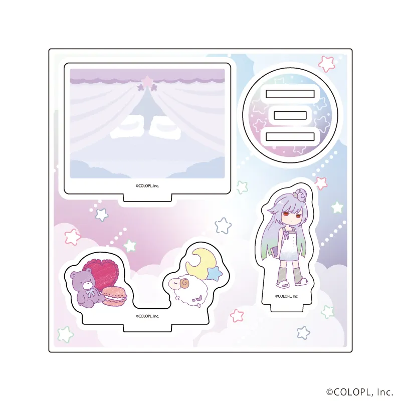アクリルスタンドプレート「白猫プロジェクト」02/カクリア ゆめカワイイver.(グラフアートイラスト)