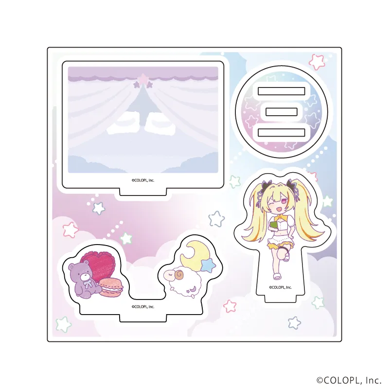 アクリルスタンドプレート「白猫プロジェクト」03/ビスケッタ ゆめカワイイver.(グラフアートイラスト)