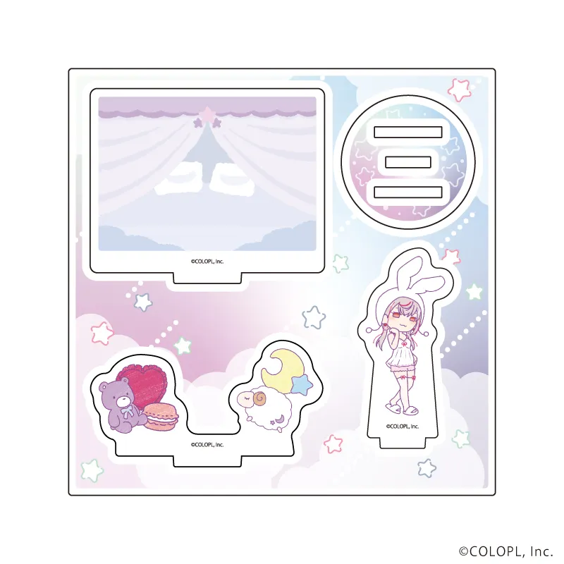 アクリルスタンドプレート「白猫プロジェクト」06/ファリエ ゆめカワイイver.(グラフアートイラスト)