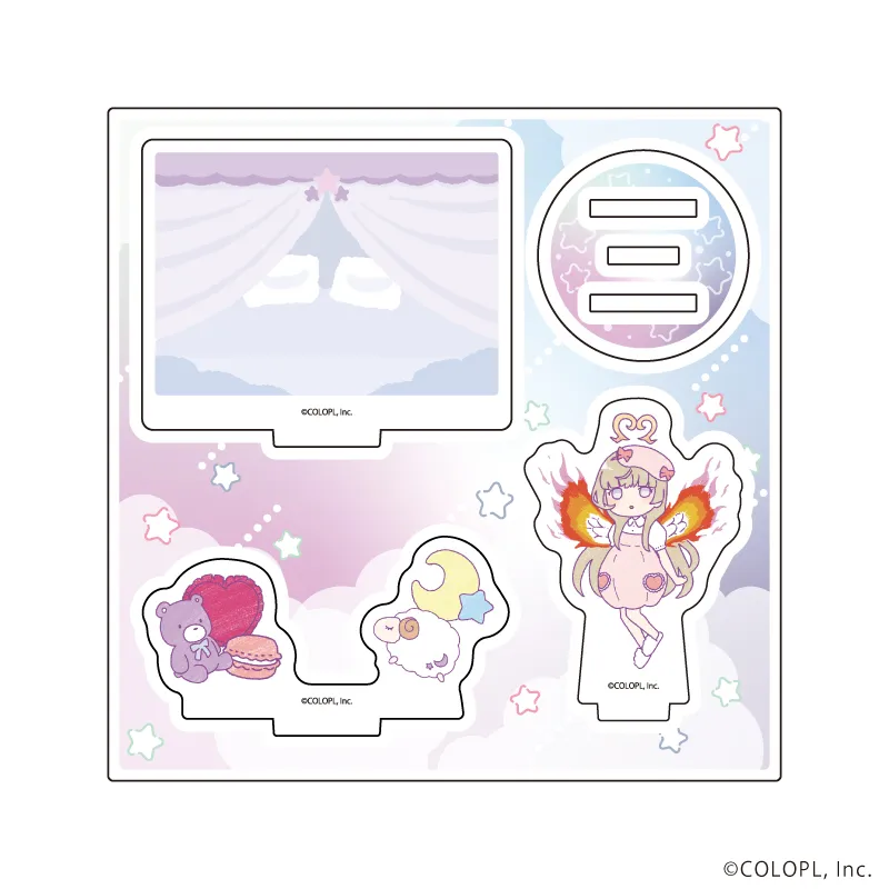 アクリルスタンドプレート「白猫プロジェクト」07/ヴィレータ ゆめカワイイver.(グラフアートイラスト)