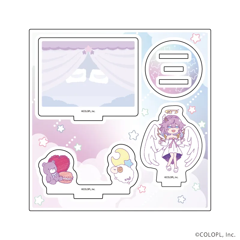 アクリルスタンドプレート「白猫プロジェクト」09/ルカ ゆめカワイイver.(グラフアートイラスト)