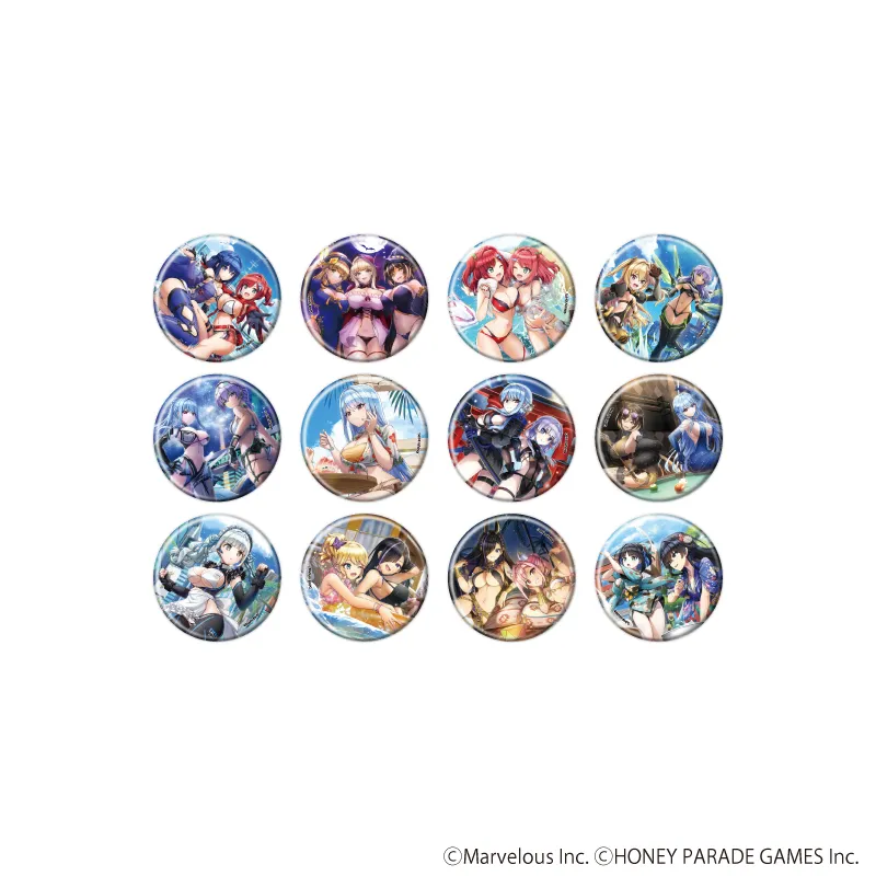 缶バッジ「ドルフィンウェーブ」05/セット① ブラインド(全12種)(公式イラスト)