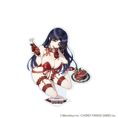 アクリルスタンド「ドルフィンウェーブ」137/ユノ／比良逆憂乃(公式イラスト)