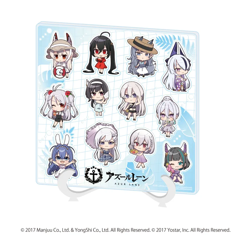 アクリルアートボード「アズールレーン」01/サマードレスver.(ミニキャライラスト)