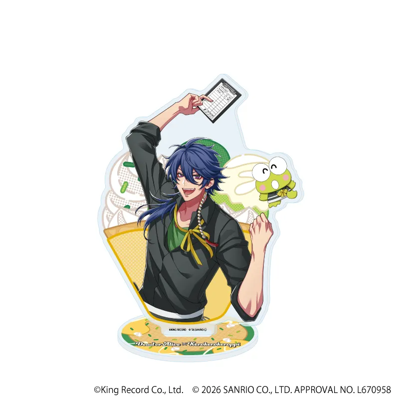 アクリルスタンド「ヒプノシスマイク A3 NAKAYOKU EDIT」27/有栖川 帝統×けろけろけろっぴ(コラボイラスト)