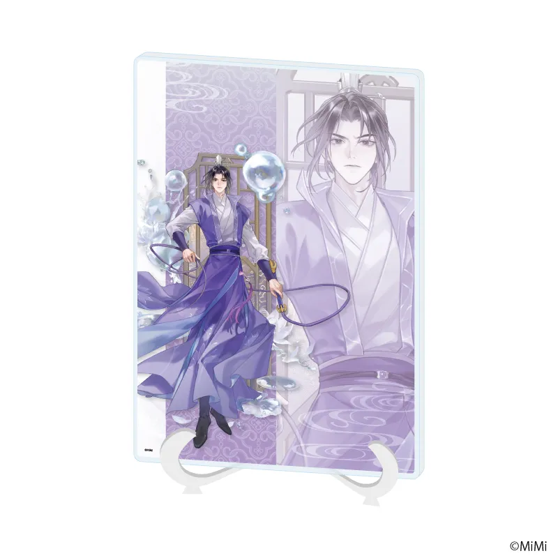 アクリルアートボード(A5サイズ)「大河幻想ラジオドラマ「魔道祖師」」06/江澄 シャボン玉ver.(描き下ろしイラスト)