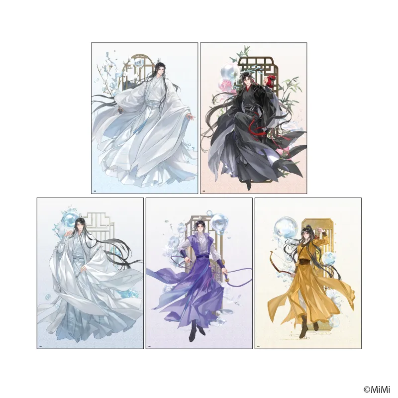 REPLICA GENGA 5枚セット「大河幻想ラジオドラマ「魔道祖師」」01/シャボン玉ver.(描き下ろしイラスト)