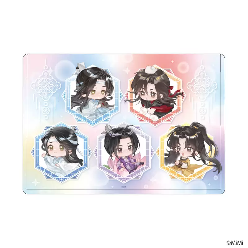 キャラクリアケース「大河幻想ラジオドラマ「魔道祖師」」03/集合デザイン シャボン玉ver.(描き下ろしイラスト) 2