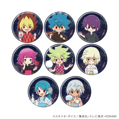 缶バッジ「遊☆戯☆王SEVENS」09/夏祭りver. ブラインド(全8種)(グラフアートイラスト)