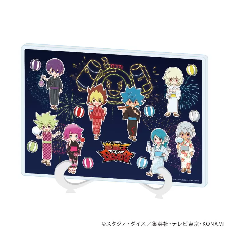 アクリルアートボード(A5サイズ)「遊☆戯☆王SEVENS」03/夏祭りver. 集合デザイン(グラフアートイラスト) 2