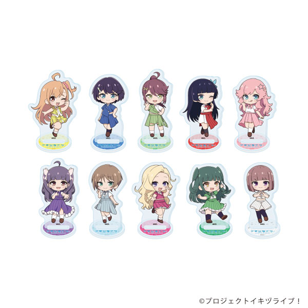 アクリルぷちスタンド「イキヅライブ！ LOVELIVE! BLUEBIRD」01/トレーディング(全10種)(ミニキャライラスト) 2