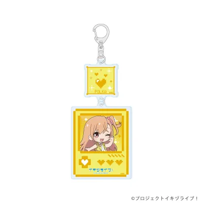 連結アクリルキーホルダー「イキヅライブ！ LOVELIVE! BLUEBIRD」01/高橋ポルカ (ミニキャライラスト)