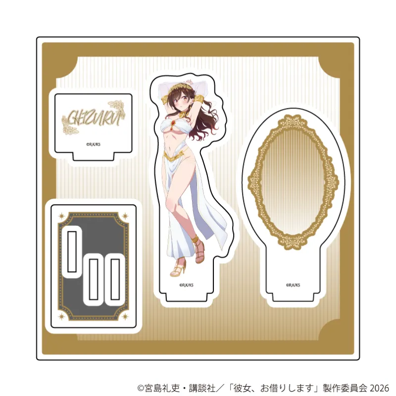 アクリルスタンドプレート「TVアニメ『彼女、お借りします』」28/水原千鶴 女神ver.(描き下ろしイラスト)