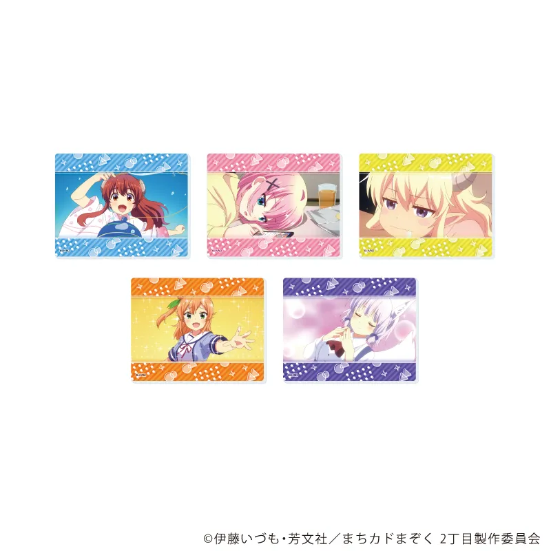 アクリルカード「まちカドまぞく 2丁目」02/ブラインド(全5種)(場面写イラスト)