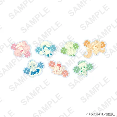 アクリルプレートバッジ「しゅごキャラ!」13/ブラインド(全7種)(公式イラスト)