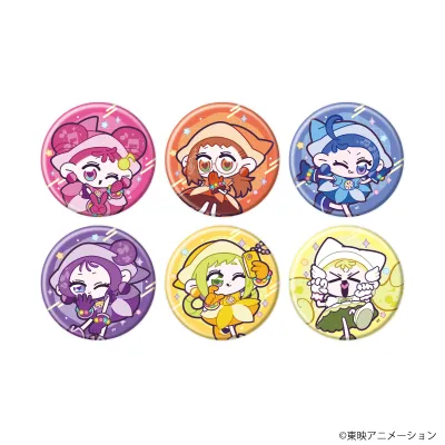缶バッジ「おジャ魔女どれみにょん」01/ブラインド(全6種)(公式イラスト)