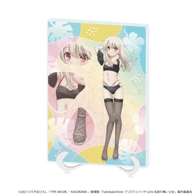 アクリルアートボード(A5サイズ)「劇場版『Fate/kaleid liner プリズマ☆イリヤ Licht 名前の無い少女』」01/イリヤ(描き下ろしイラスト)