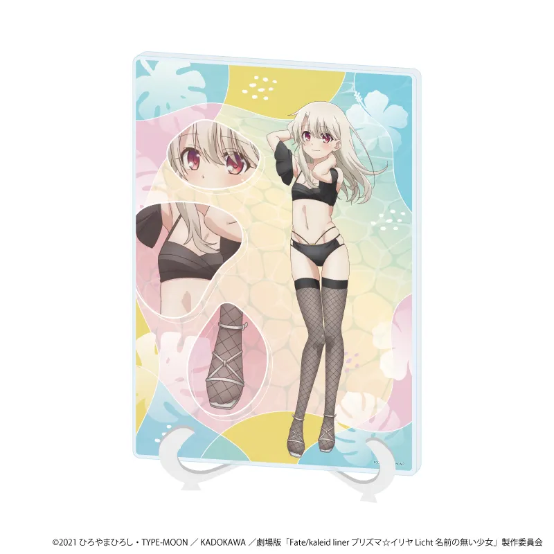 アクリルアートボード(A5サイズ)「劇場版『Fate/kaleid liner プリズマ☆イリヤ Licht 名前の無い少女』」01/イリヤ(描き下ろしイラスト)