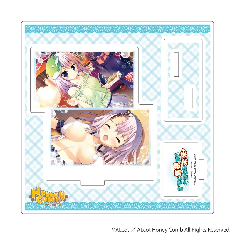 アクリルスタンドプレート「ALcot/ALcotハニカムシリーズ」01/あえて無視するキミとの未来A(公式イラスト)