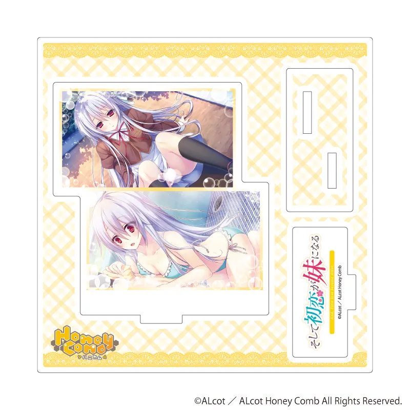 アクリルスタンドプレート「ALcot/ALcotハニカムシリーズ」05/そして初恋が妹になるA(公式イラスト)