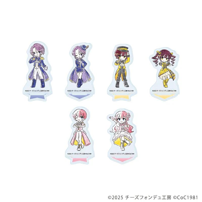アクリルぷちスタンド「きみの煌めきに恋してる」01/ブラインド(全6種) アイドルステージver.(グラフアートイラスト)