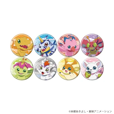 缶バッジ「デジモンアドベンチャー」10/忍者ver. ブラインド(全8種)(描き下ろしイラスト)