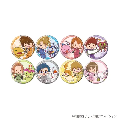 缶バッジ「デジモンアドベンチャー」11/忍者ver. ブラインド(全8種)(グラフアートイラスト)