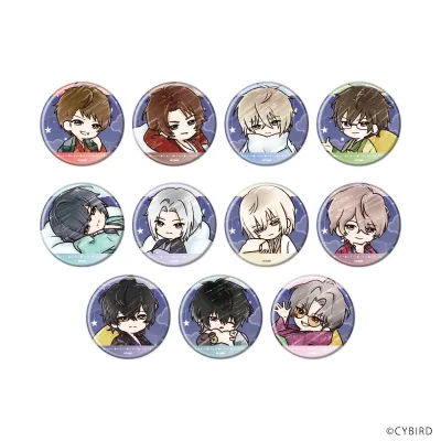 缶バッジ「イケメン戦国◆時をかける恋」02/おやすみver. ブラインド(全11種)(グラフアートイラスト) 1BOX入数:11