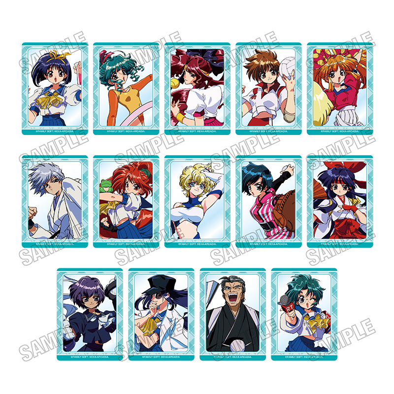 「あすか120％エクサレント」クリアカードコレクション 1BOX ＝14pcs