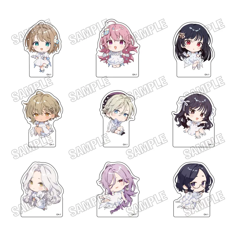 描き下ろしミニキャラアクリルブロックコレクション【8th Anniversary ver.】