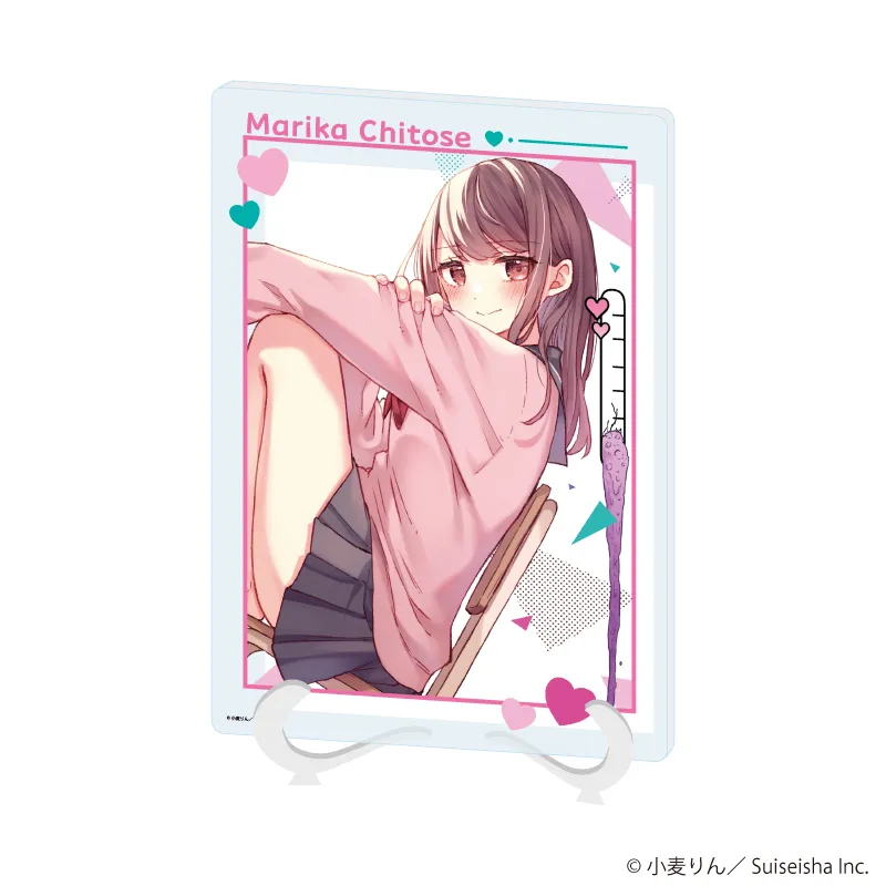 アクリルアートボード(A5サイズ)「茉莉花ちゃんの好感度はぶっ壊れている」01/千歳茉莉花(公式イラスト)