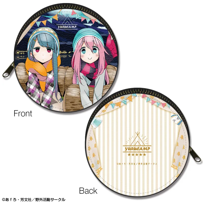 ゆるキャン△ まるっとレザーケース デザイン03(各務原なでしこ&志摩リン/B)
