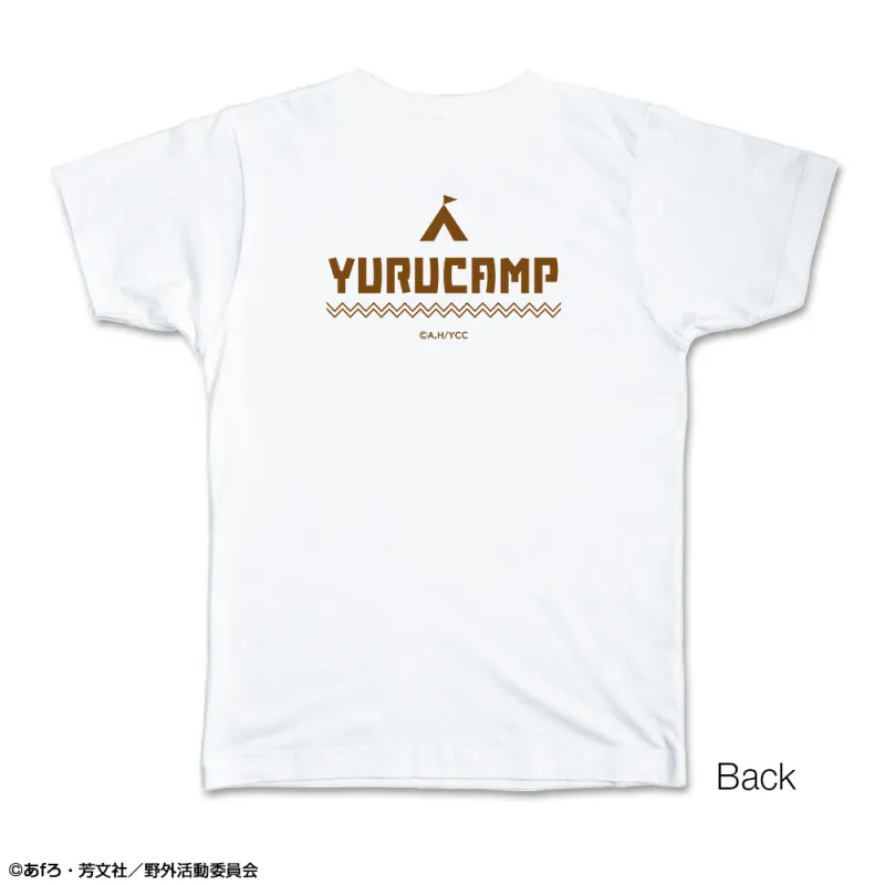 ゆるキャン△ Tシャツ Lサイズ デザイン03(各務原なでしこ&志摩リン)