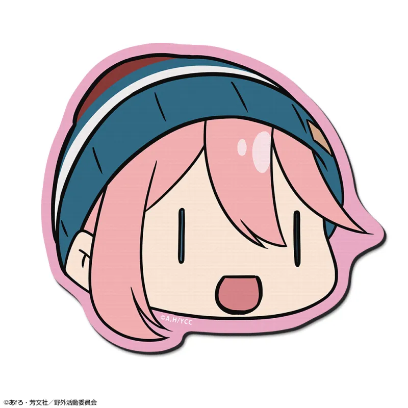 ゆるキャン△ ラバーマウスパッド Ver.3 デザイン01(各務原なでしこ)