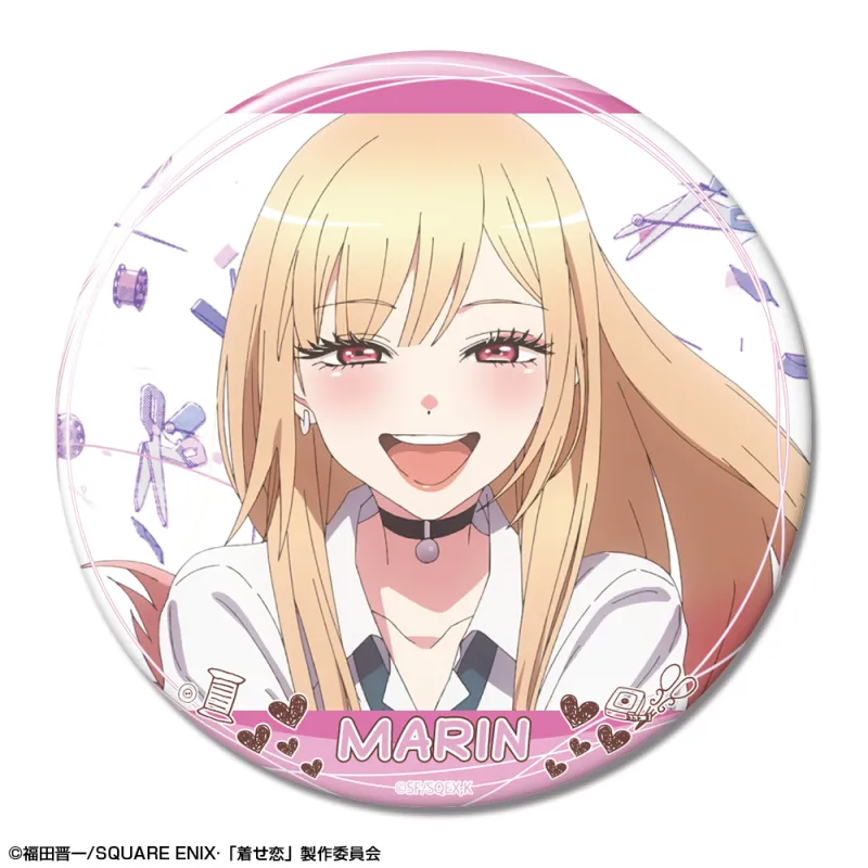 「その着せ替え人形(ビスク・ドール)は恋をする」 缶バッジ デザイン01(喜多川海夢/A)