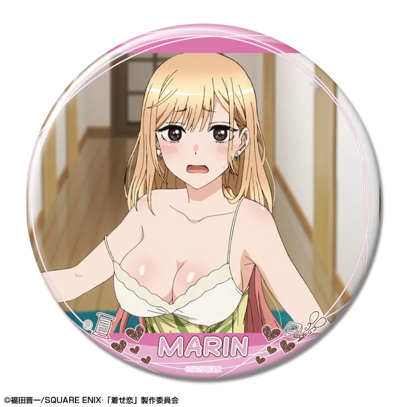 「その着せ替え人形(ビスク・ドール)は恋をする」 缶バッジ デザイン15(喜多川海夢/O)