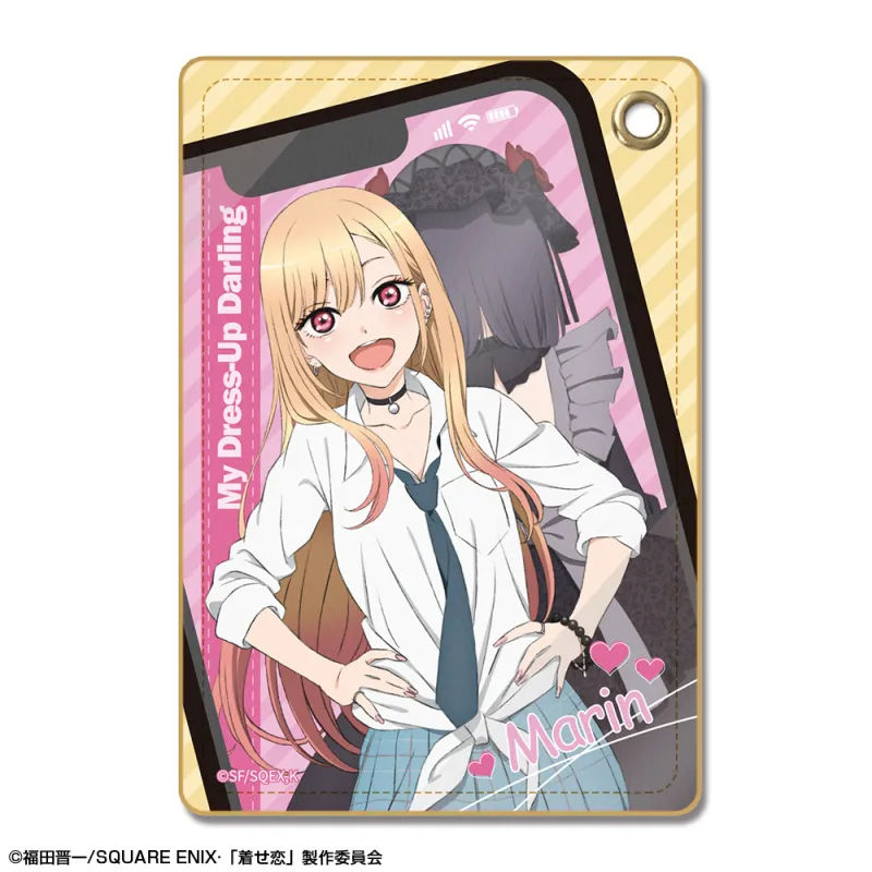 「その着せ替え人形(ビスク・ドール)は恋をする」 レザーパスケース デザイン01(喜多川海夢)