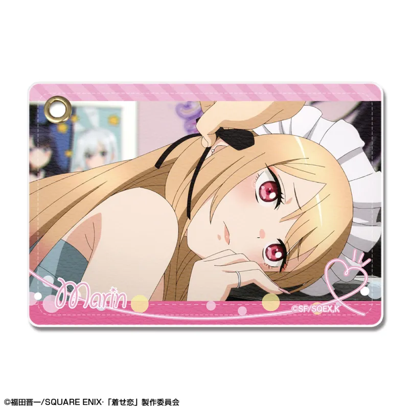 「その着せ替え人形(ビスク・ドール)は恋をする」 レザーパスケース Ver.2 デザイン03(喜多川海夢/C)