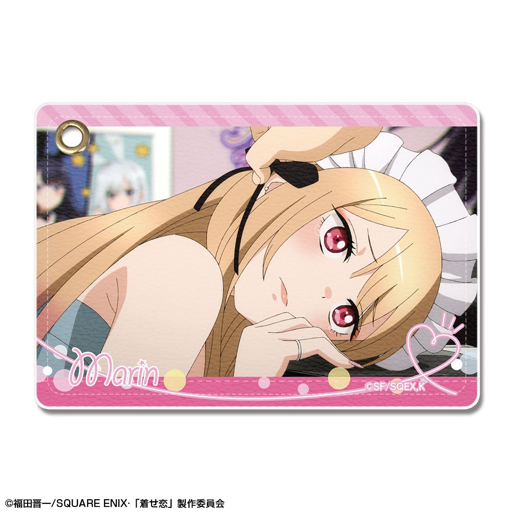 「その着せ替え人形(ビスク・ドール)は恋をする」 レザーパスケース Ver.2 デザイン03(喜多川海夢/C) 2