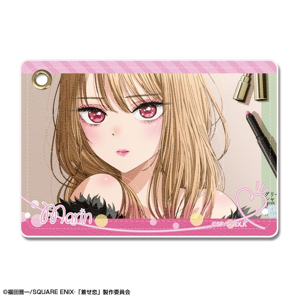 「その着せ替え人形(ビスク・ドール)は恋をする」 レザーパスケース Ver.2 デザイン04(喜多川海夢/D) 2