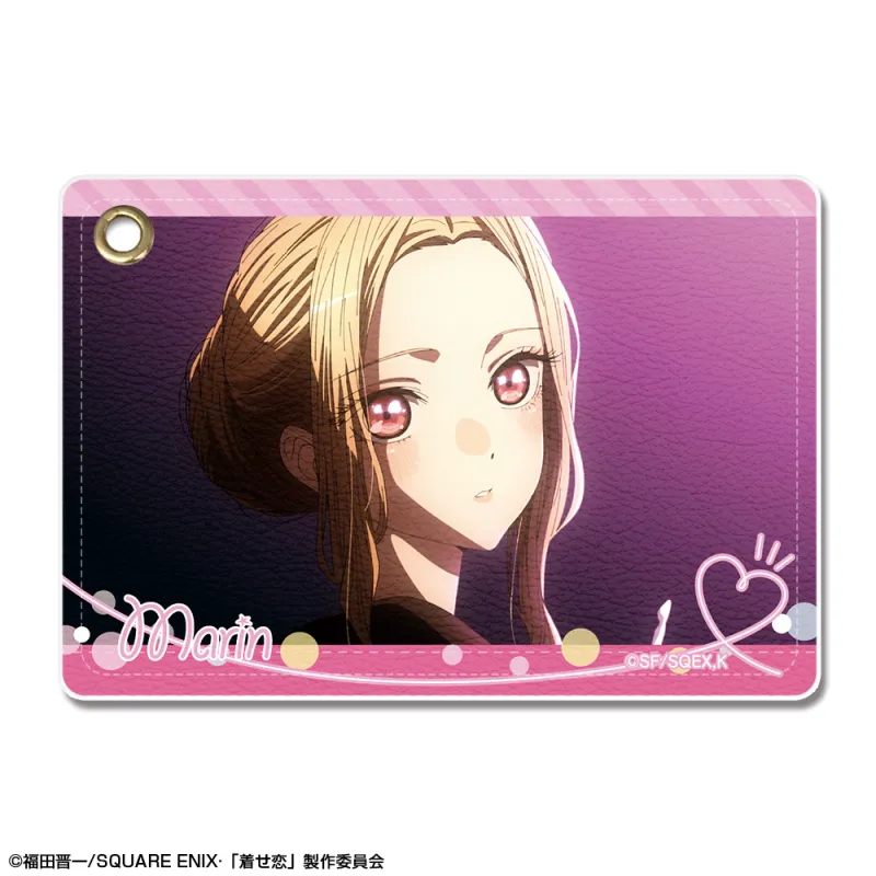 「その着せ替え人形(ビスク・ドール)は恋をする」 レザーパスケース Ver.2 デザイン05(喜多川海夢/E)