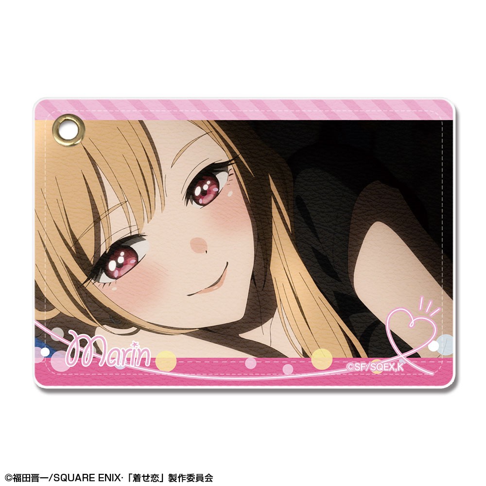 「その着せ替え人形(ビスク・ドール)は恋をする」 レザーパスケース Ver.2 デザイン06(喜多川海夢/F) 2