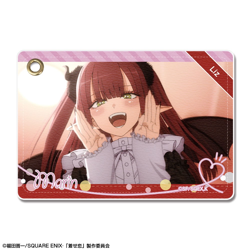 「その着せ替え人形(ビスク・ドール)は恋をする」 レザーパスケース Ver.2 デザイン09(海夢(リズ)) 2