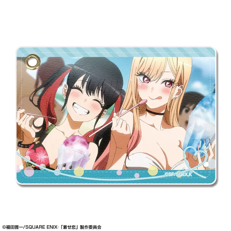 「その着せ替え人形(ビスク・ドール)は恋をする」 レザーパスケース Ver.2 デザイン13(喜多川海夢&菅谷乃羽)