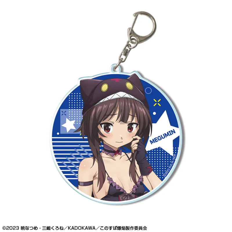 この素晴らしい世界に爆焔を! ビッグアクリルキーホルダー デザイン02(めぐみん/ちょむすけ風水着Ver.)【描き下ろし】