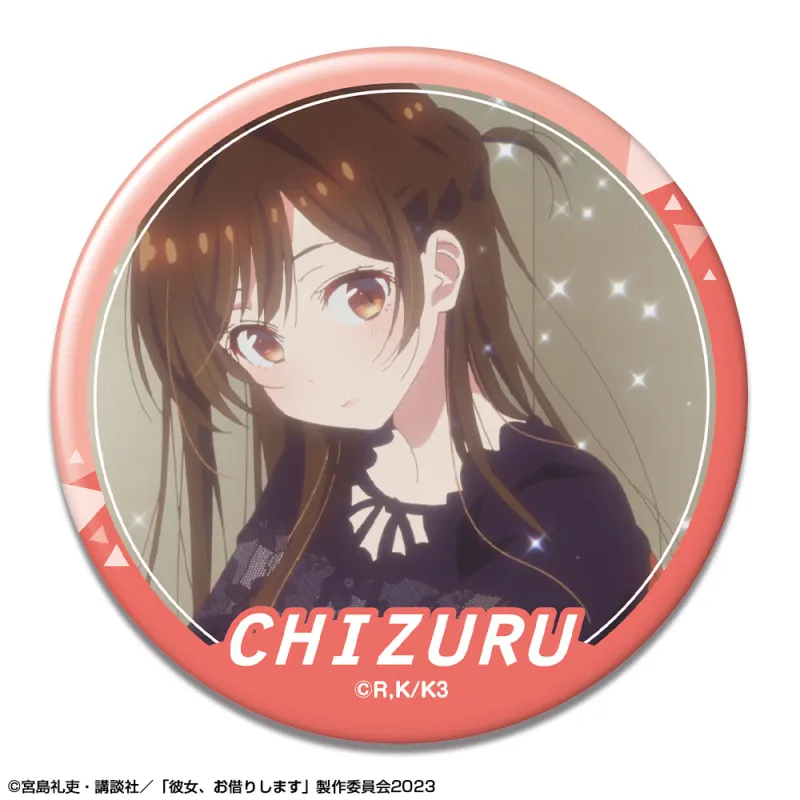 彼女、お借りします 缶バッジ Ver.3 デザイン03(水原千鶴/C)