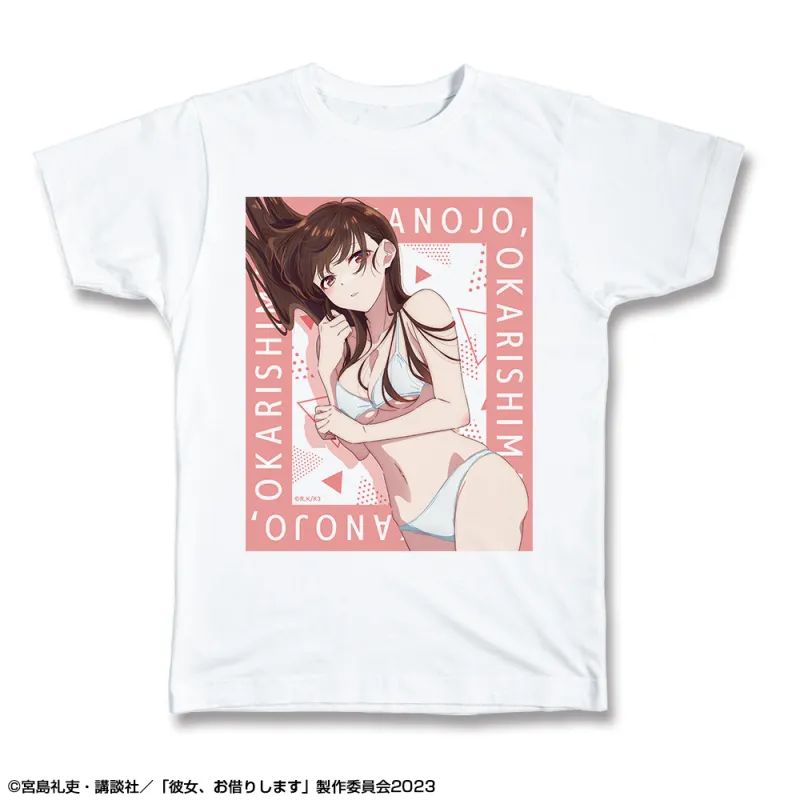 彼女、お借りします Tシャツ XLサイズ デザイン01(水原千鶴)