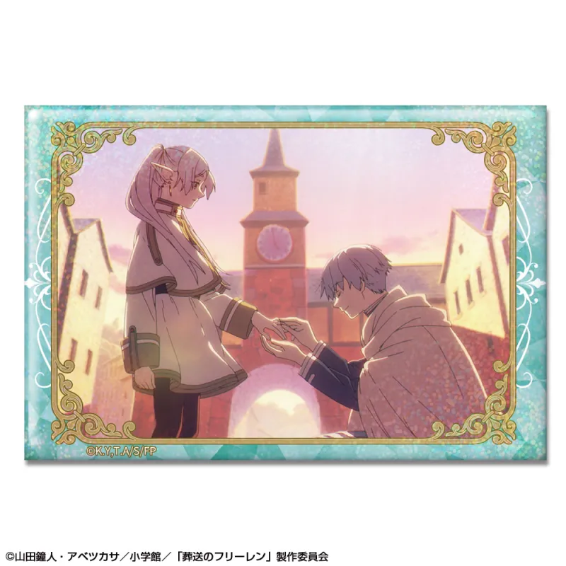 「葬送のフリーレン」 ホログラム缶バッジ Ver.2 デザイン30(フリーレン&ヒンメル)